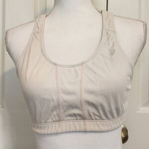 🏖 Women's Light Pink Yoga Sports Bra Size Medium